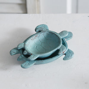 Set of Two Sea Turtle Trinket Dishes
