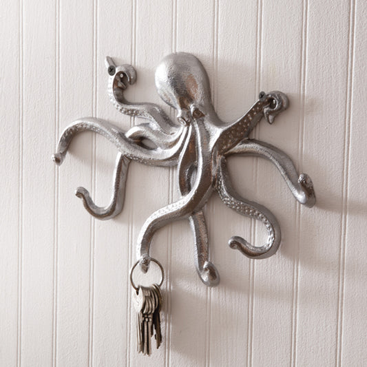 Metal Octopus Wall Hooks