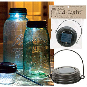 Mason Jar Solar Lid Lights