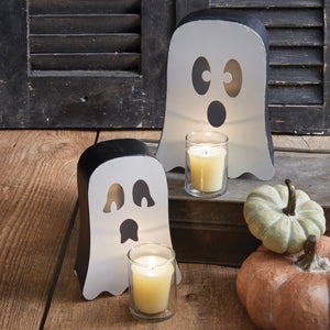 Set of Two Ghost Votive Luminaries