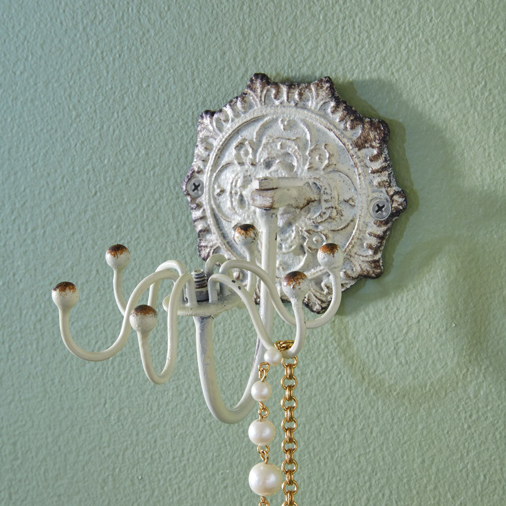 French Cottage Spinning Wall Hook