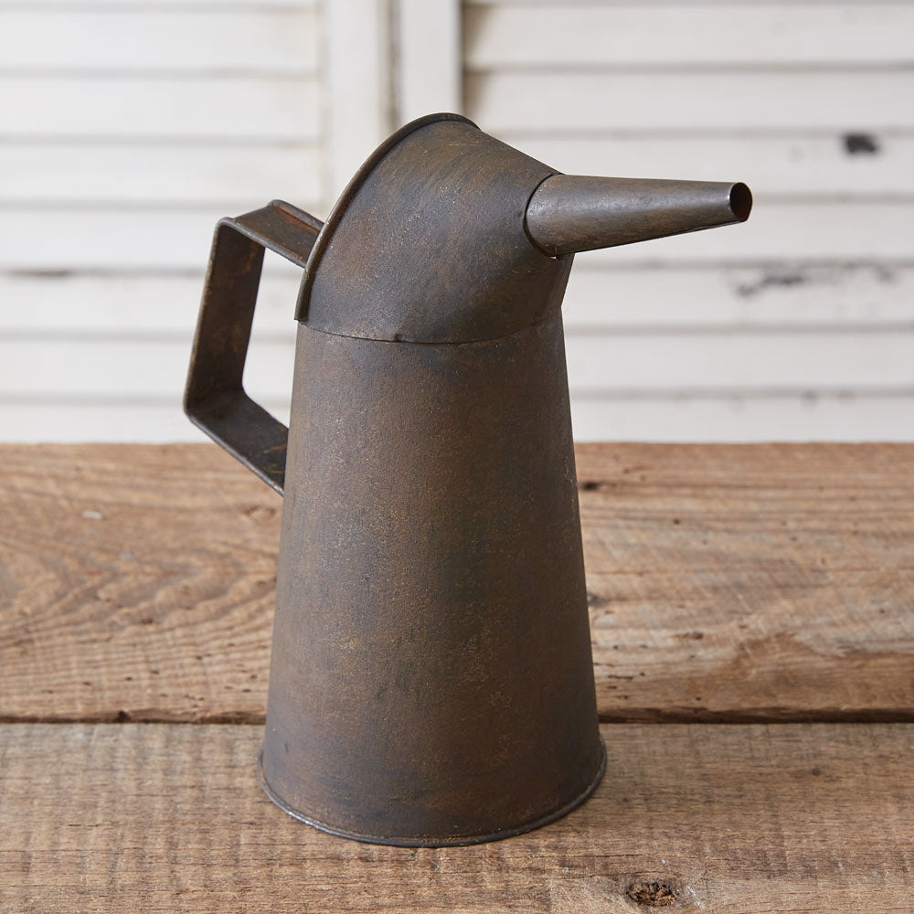 Antique-Inspired Oil Can Pitcher