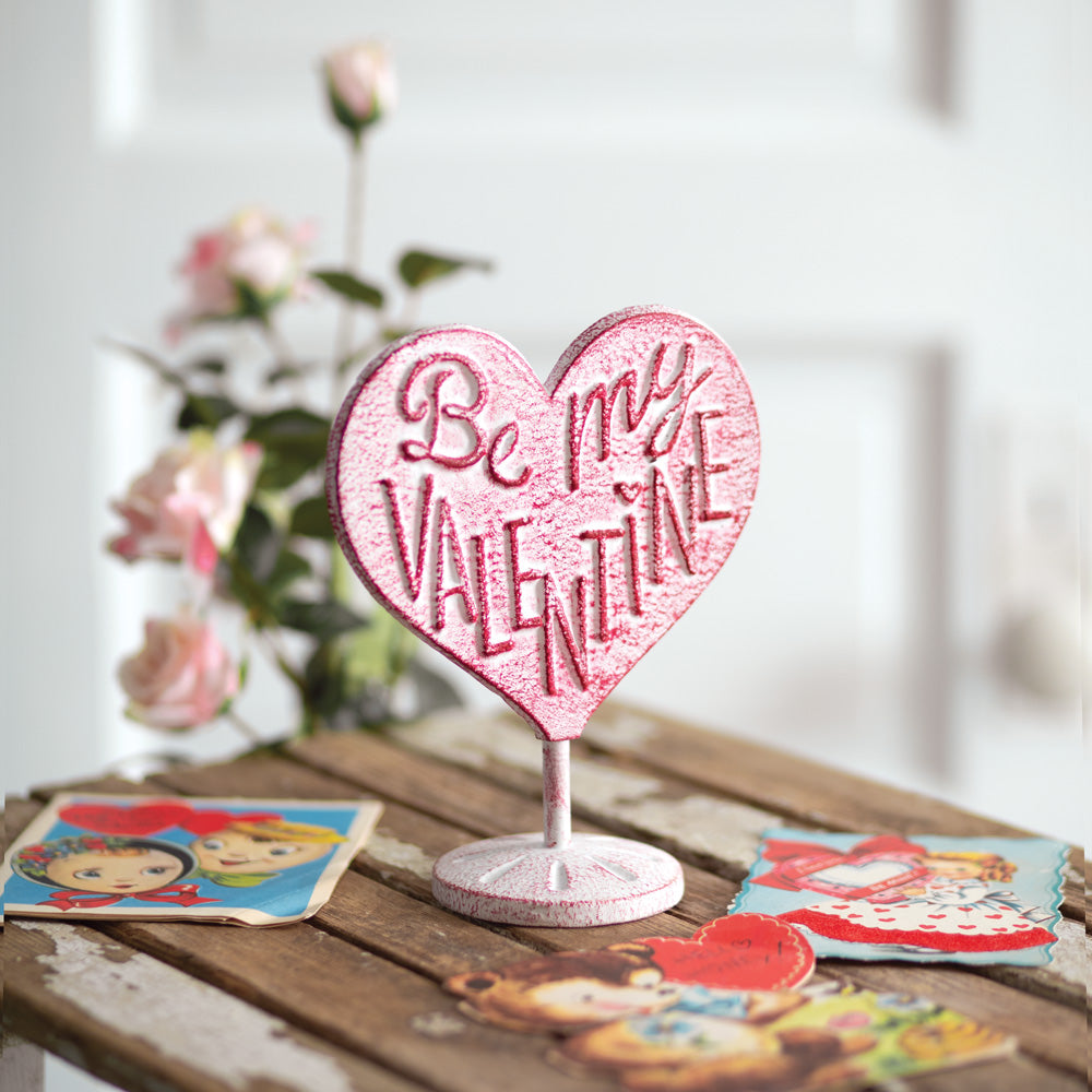 Be My Valentine Tabletop Sign