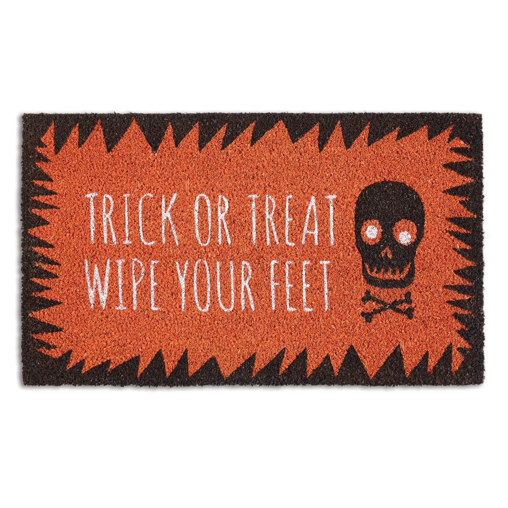 Trick-Or-Treat Wipe Your Feet Doormat
