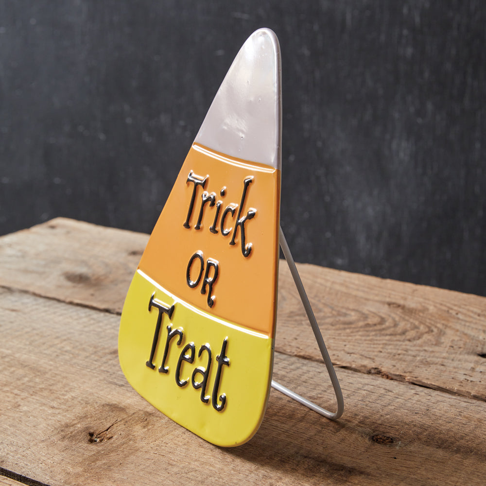 Candy Corn A-Frame Tabletop Sign