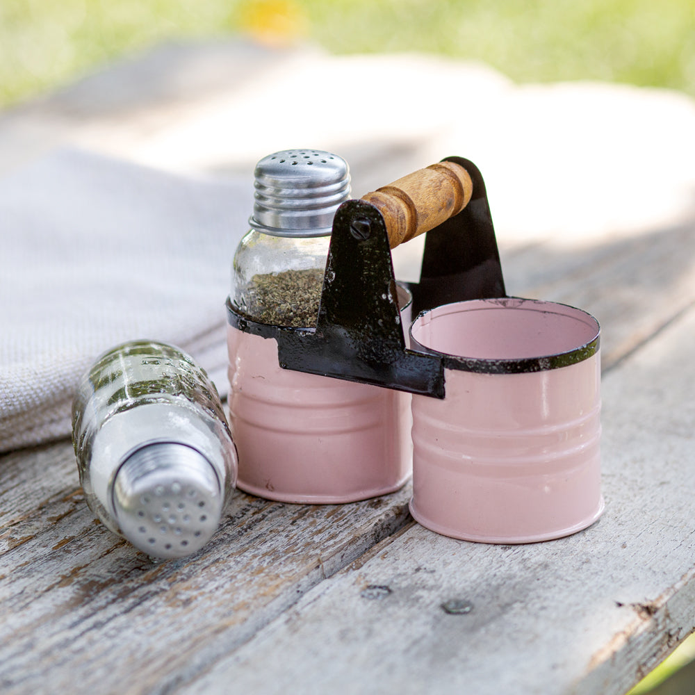 Salt and Pepper Can Caddy - Pink