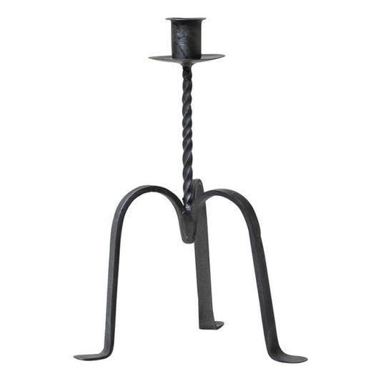 Single Taper Wrought Iron Candle Holder
