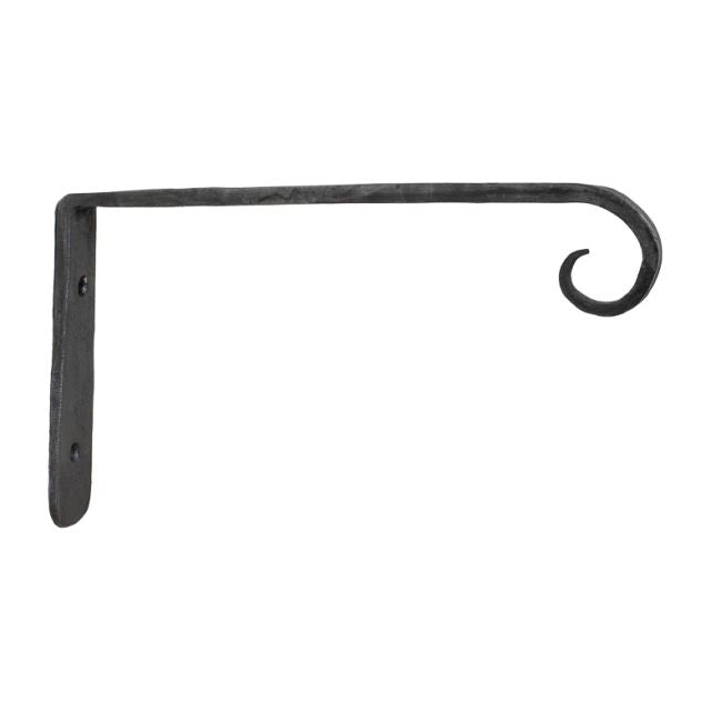 7-Inch Wrought Iron Plant Hangers with Curl - Set of 4