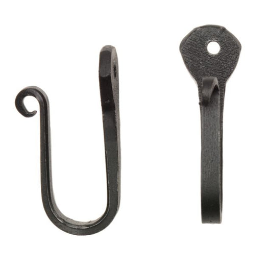Wrought Iron Large Nail Hooks (Set of 12)
