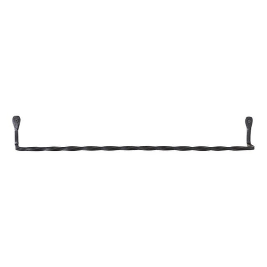 Wrought Iron 24-Inch Twisted Towel Bar