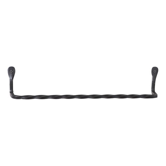 Wrought Iron 16-Inch Twisted Towel Bar