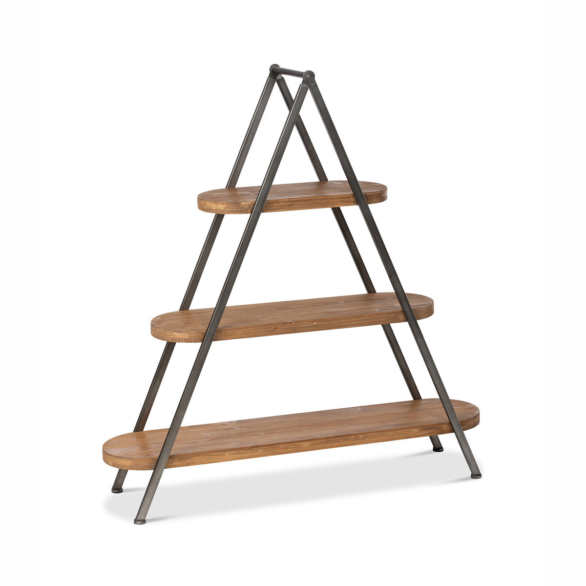 3-Tiered Wooden Display Shelf