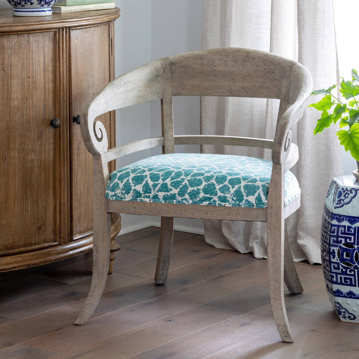 Barbary Pattern Accent Chair