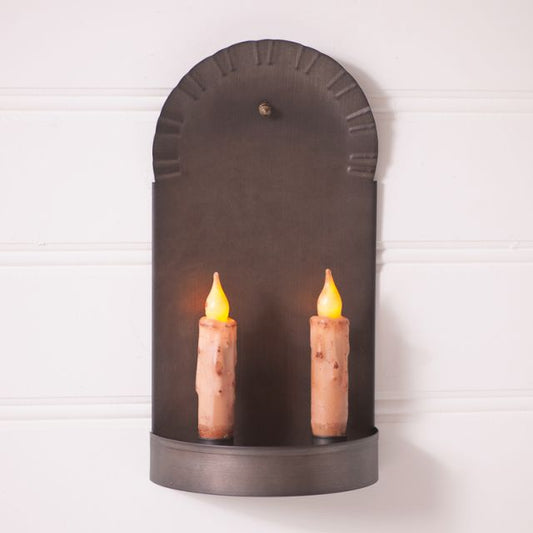 2-Candle Colonial Sconce
