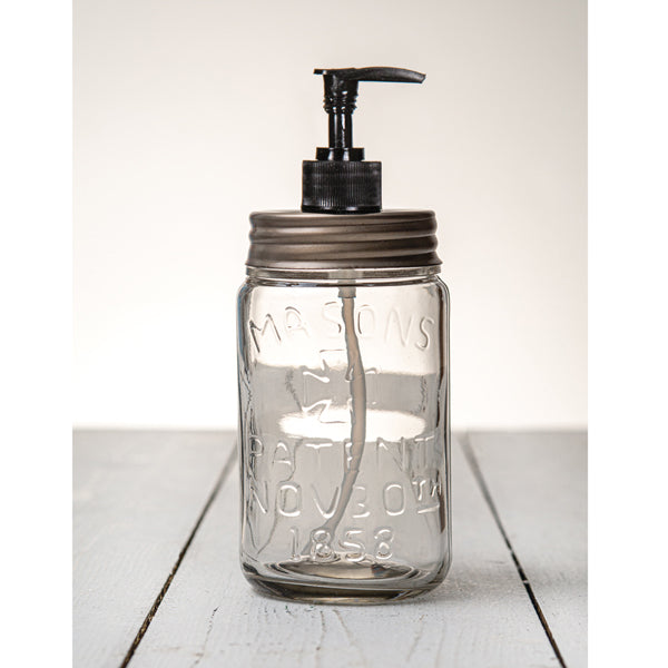 Pint Mason Jar Soap Dispenser - Zinc Lid