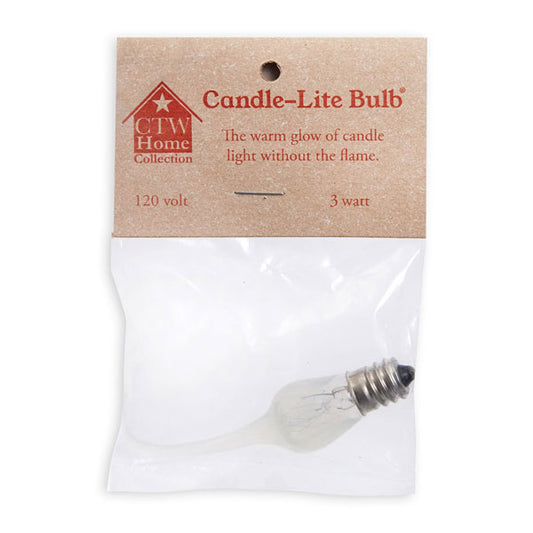 3 Watt Medium Candle-Lite Light Bulb - Box of 12