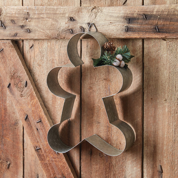 Gingerbread Cookie Cutter Wall Sign