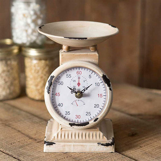 Small Kitchen Clock Scale