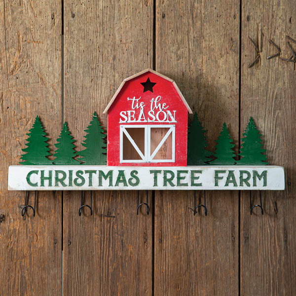 Christmas Tree Farm Wall Rack