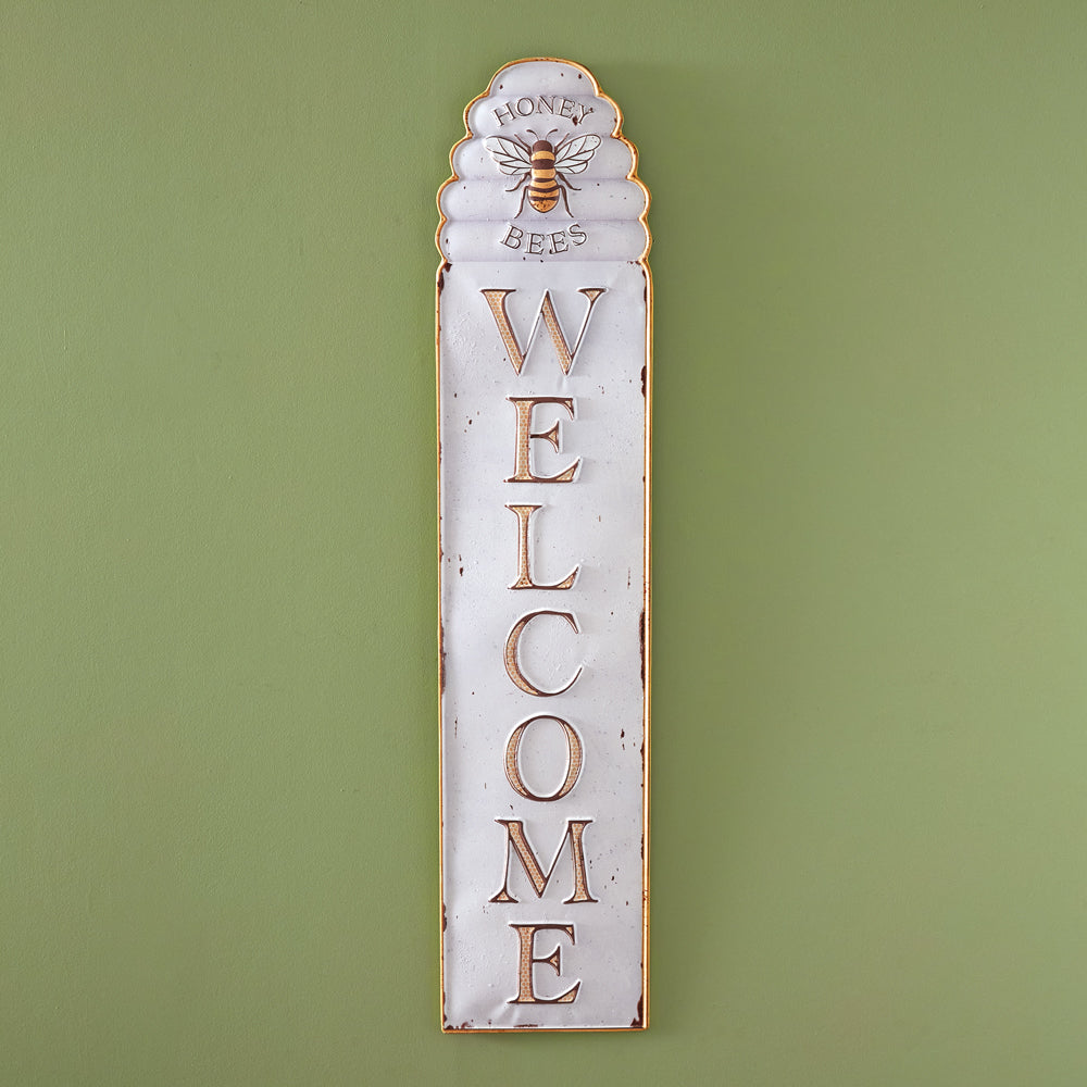 Honey Bees Welcome Sign