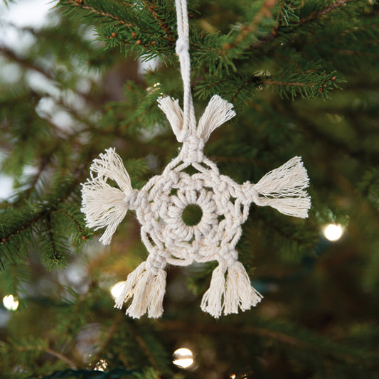 Macrame Star Ornament
