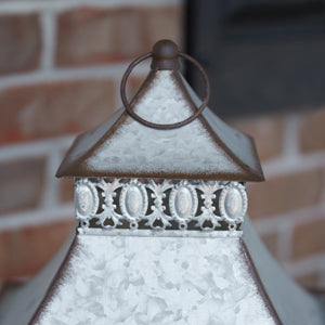 Courtlandt Lantern with LED Candles