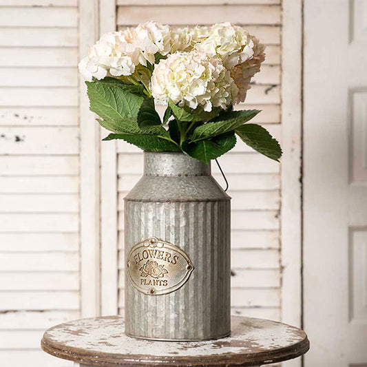 Flowers and Plants Can with Handle