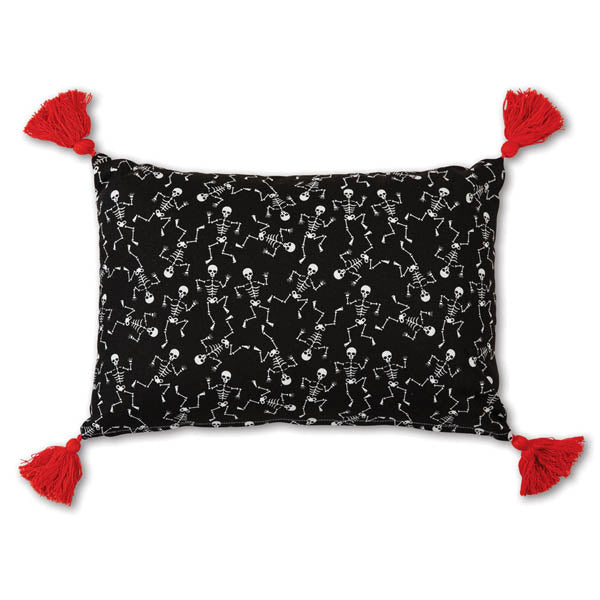 Dancing Skeletons Accent Pillow