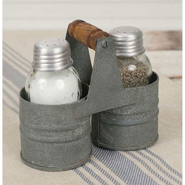 Salt and Pepper Can Caddy - Barn Roof