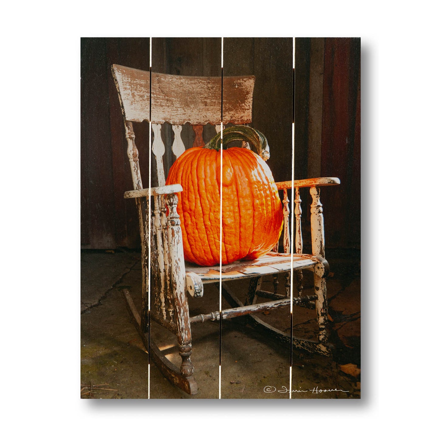 Rocking Chair Pumpkin