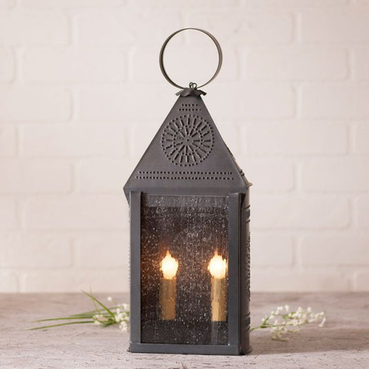 Hospitality Lantern with Chisel in Kettle Black - Made in USA - Brownsland Farm