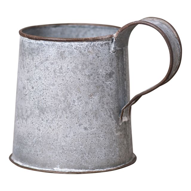 Decorative Mug in Weathered Zinc